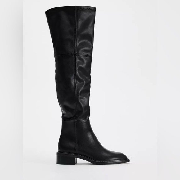 ZARA NEW TALL BOOTS - Picture 4 of 9